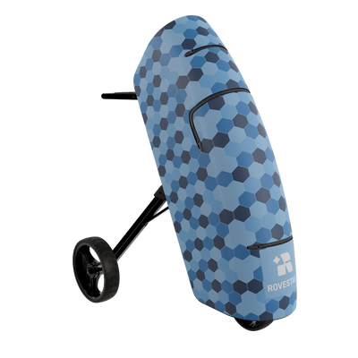 Honeycomb Collection - Blue Golf Bag + Push Cart