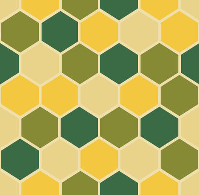 Honeycomb Collection - Yellow Green Golf Bag + Push Cart